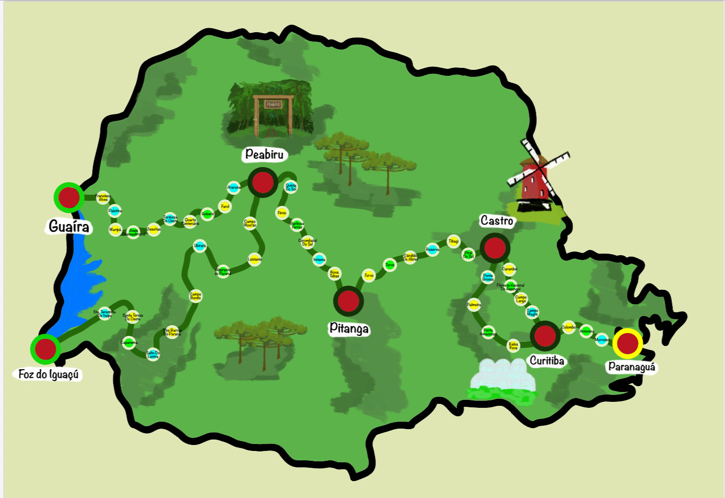 Planejamento recebe primeira versão de jogo que divulga os Caminhos do Peabiru