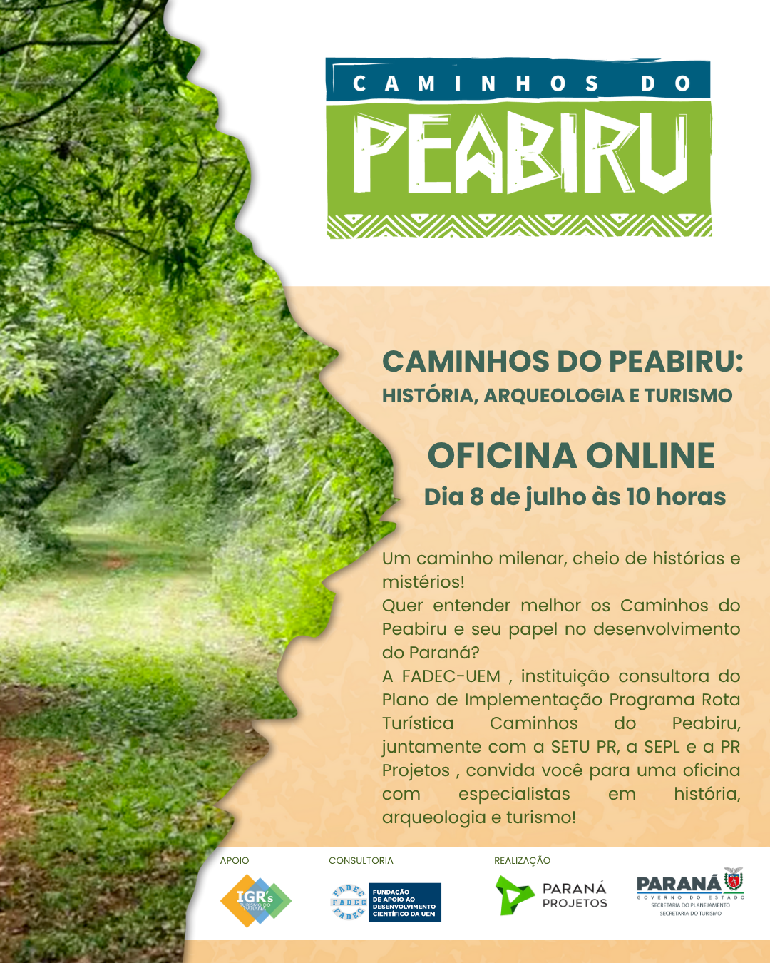 Oficina Caminhos do Peabiru: Paraná Avança em Projeto Turístico Histórico