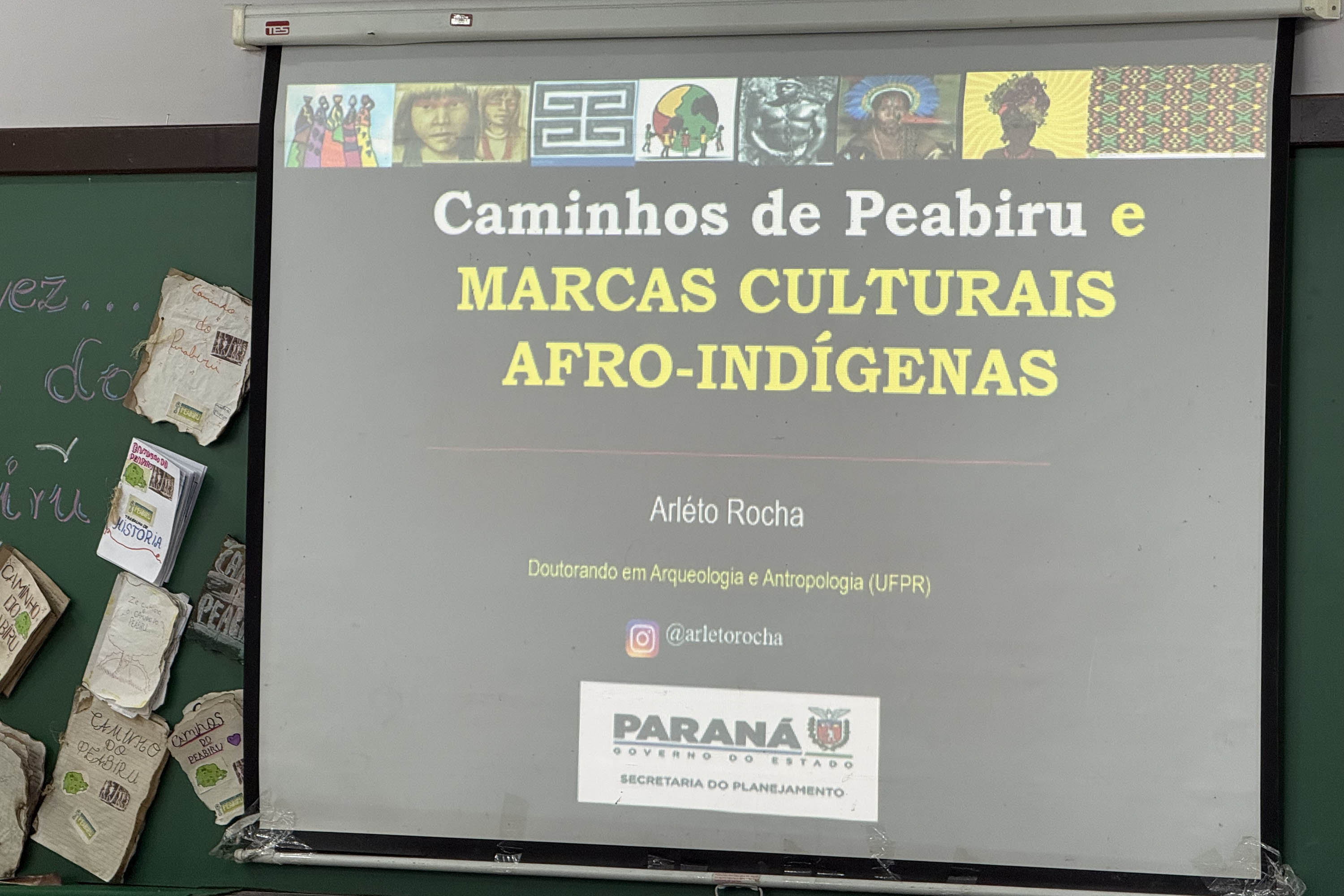 Rota Caminhos do Peabiru é apresentada a alunos de escola estadual de Fazenda Rio Grande