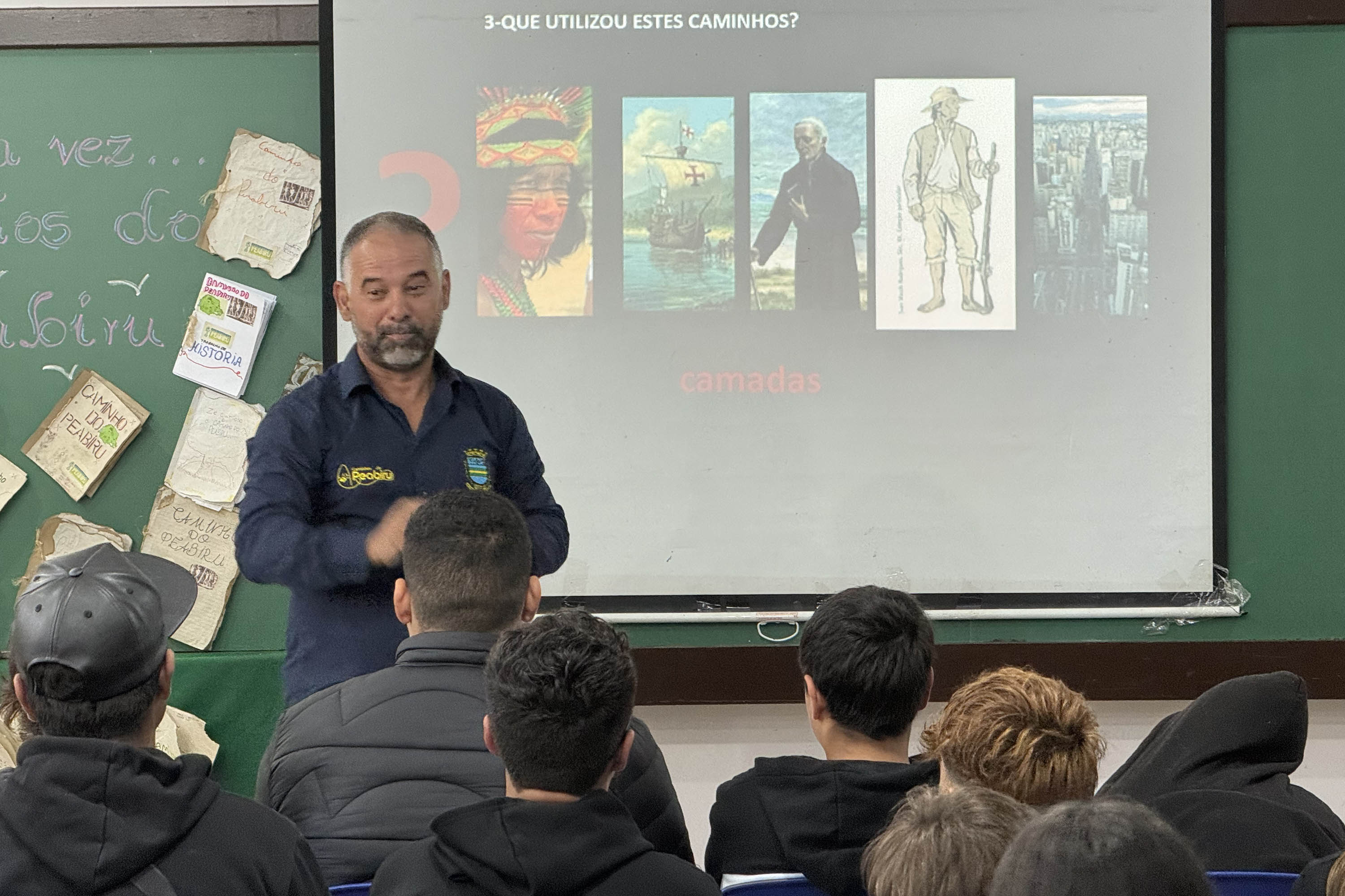 Rota Caminhos do Peabiru é apresentada a alunos de escola estadual de Fazenda Rio Grande