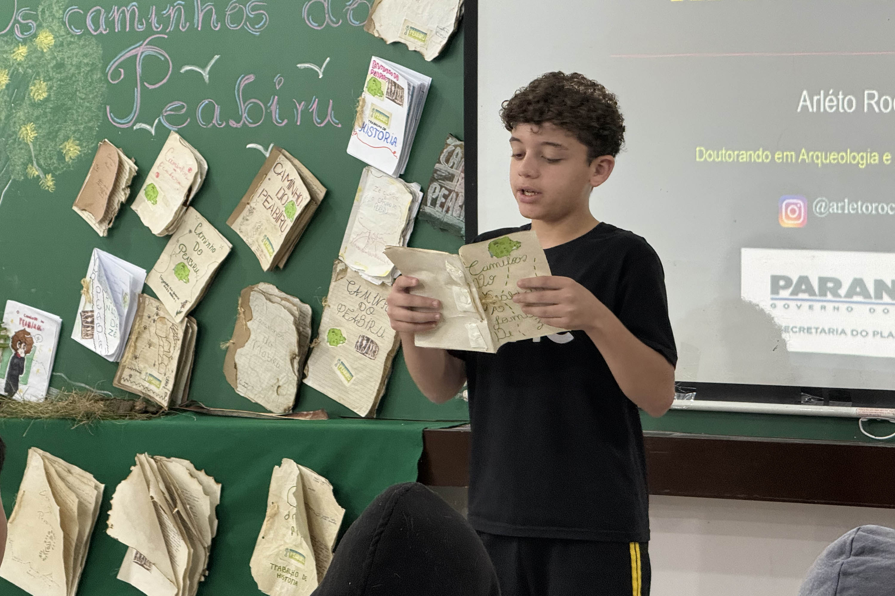Rota Caminhos do Peabiru é apresentada a alunos de escola estadual de Fazenda Rio Grande