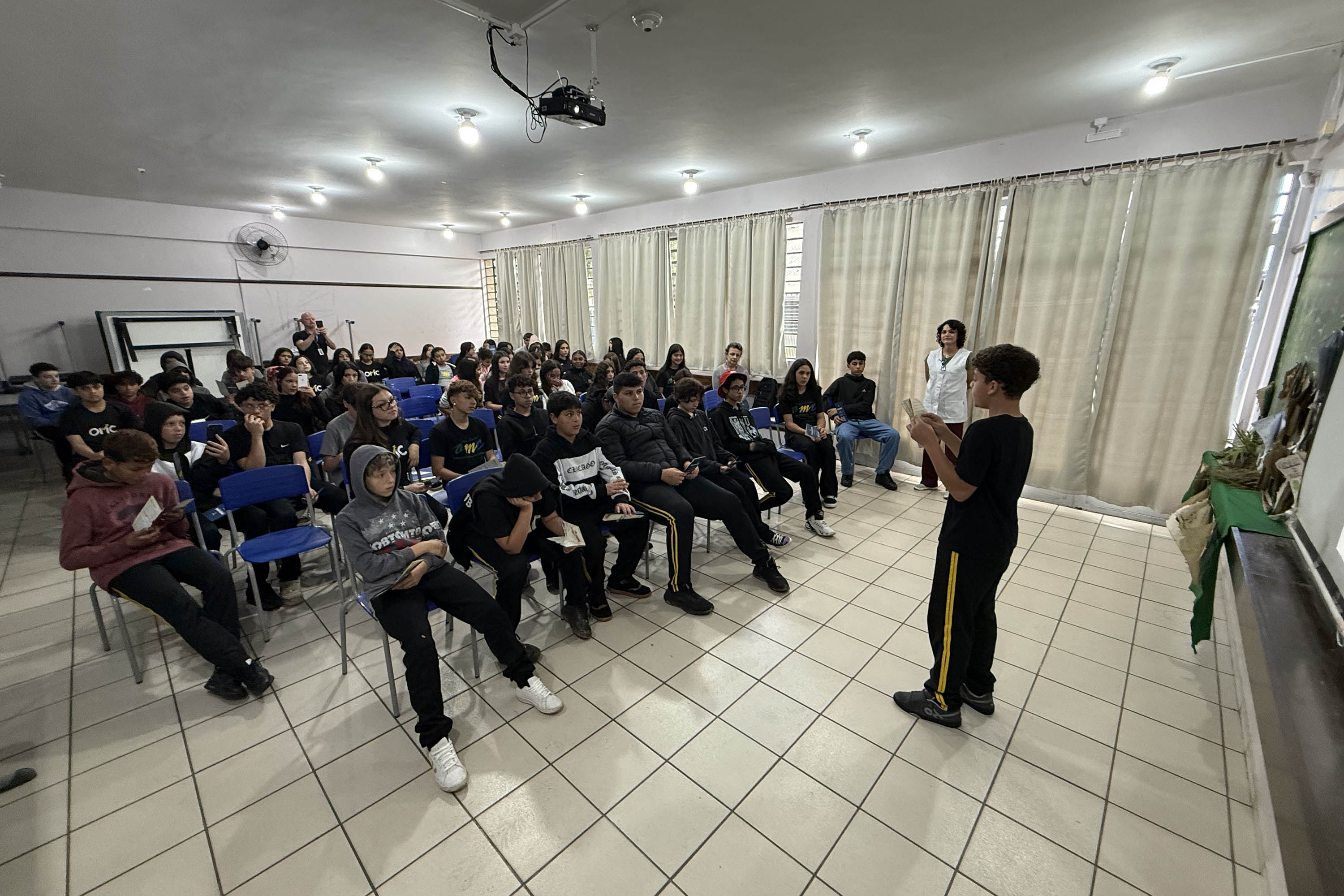 Rota Caminhos do Peabiru é apresentada a alunos de escola estadual de Fazenda Rio Grande